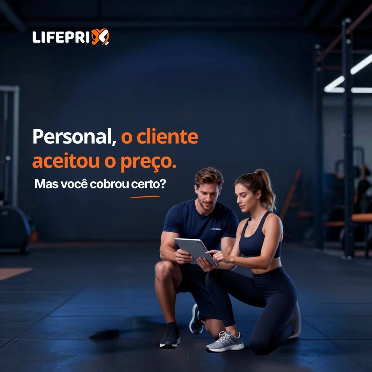 Capa sobre custos, valor entregue e formação correta do preço do personal trainer